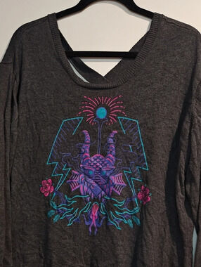Disney Graphic Long Sleeve Top Gray Size 0